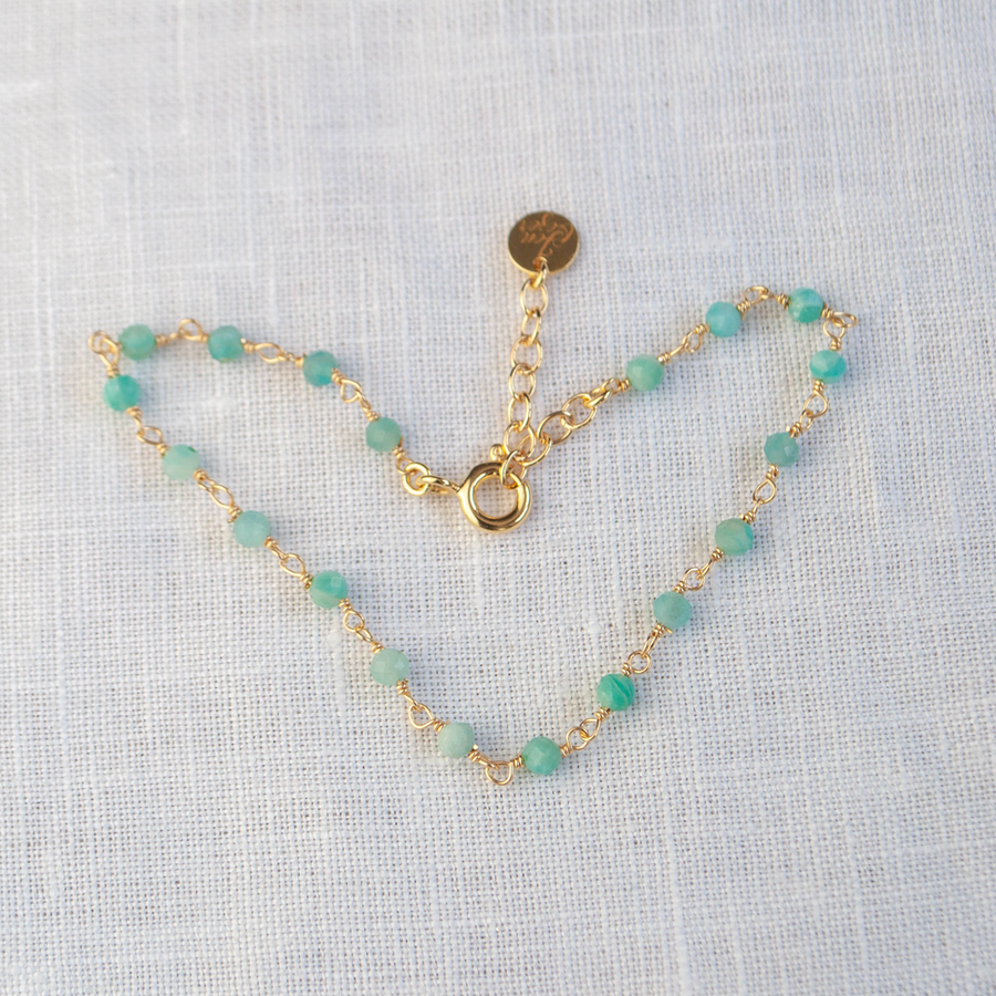 Halskette “Rosary – Amazonite"