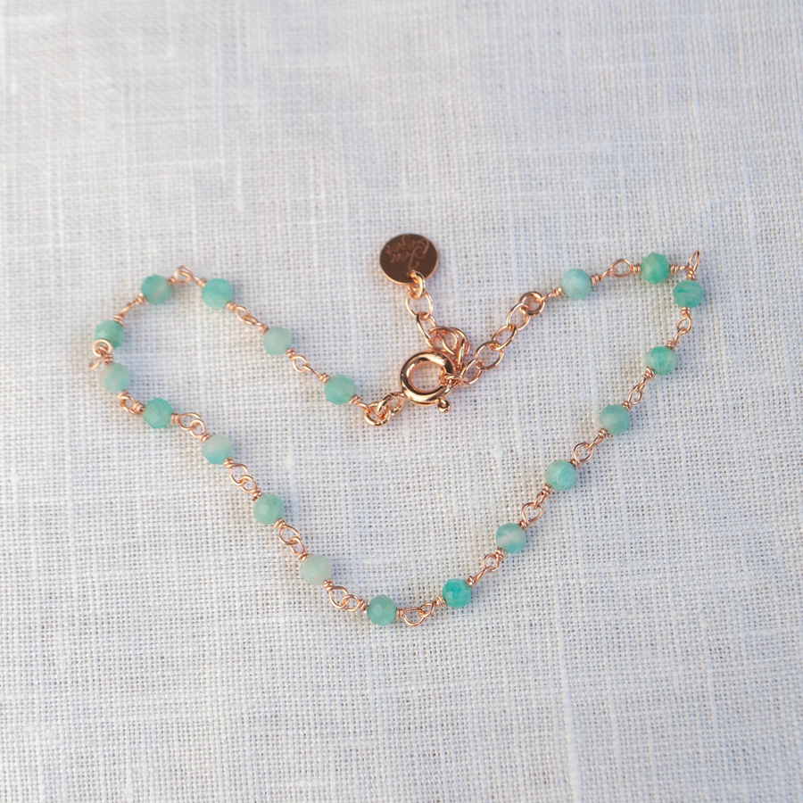 Armband “Rosary – Amazonite"