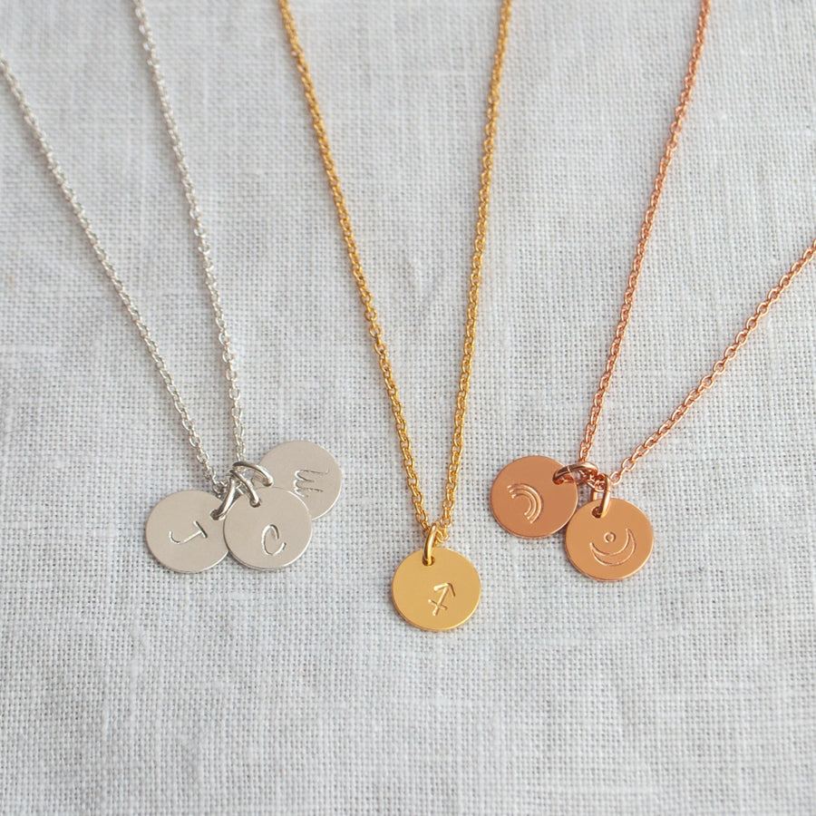 Gravurkette “Three pendants”