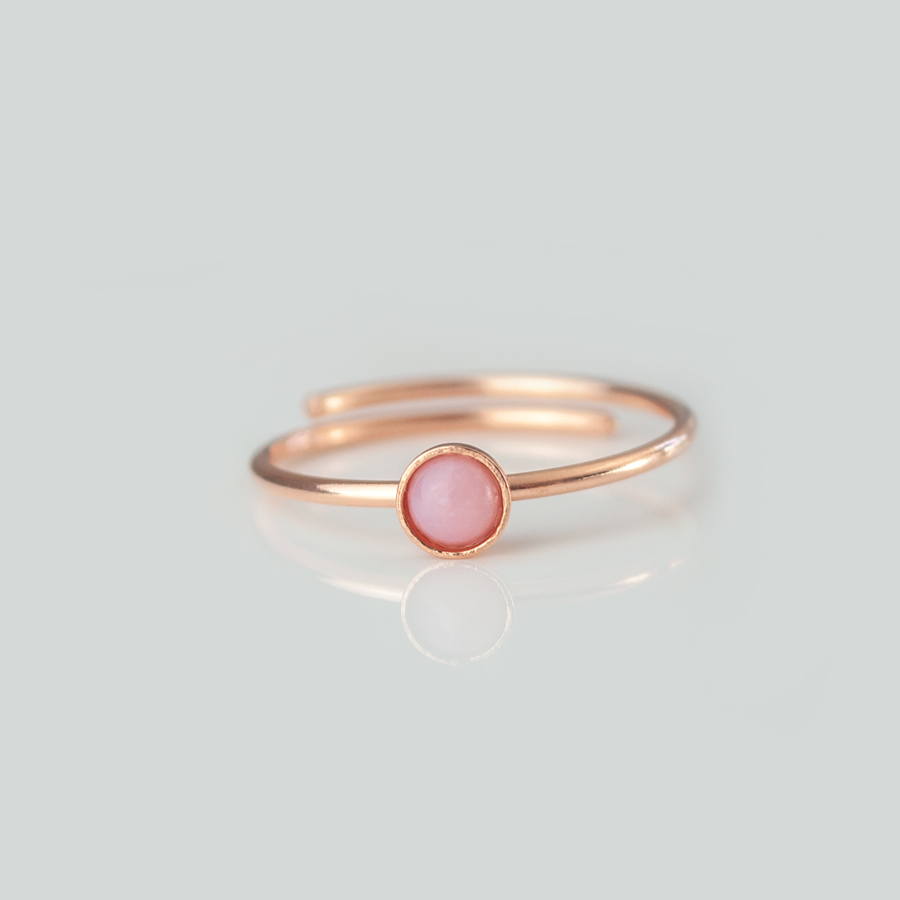 rosa Opal Ring Rosegold